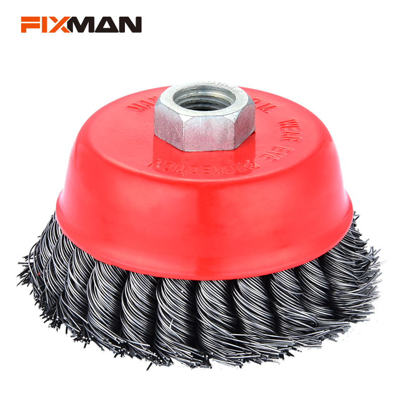 FIXMAN Knotted Wire Cup Brushes R3209-R3211