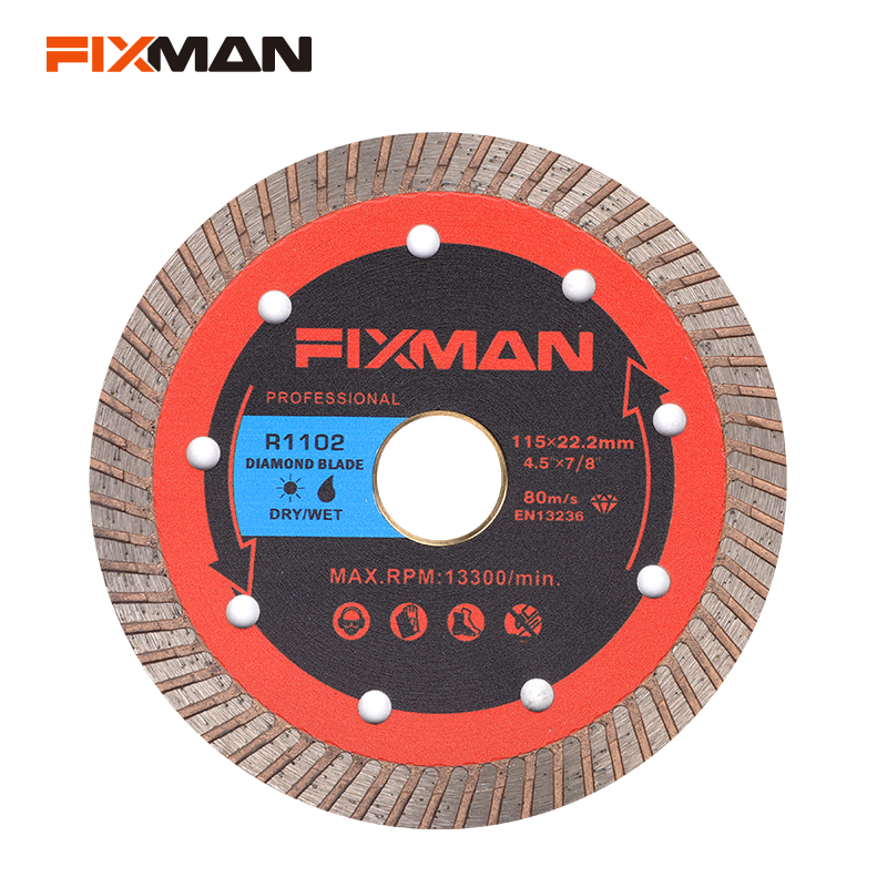 FIXMAN Turbo Diamond Saw Blade R1101-R1105