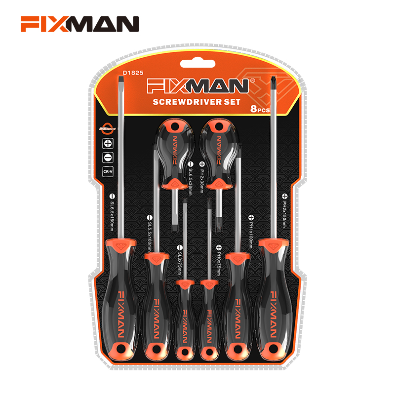 FIXMAN 8PCS Screwdriver Set D1825