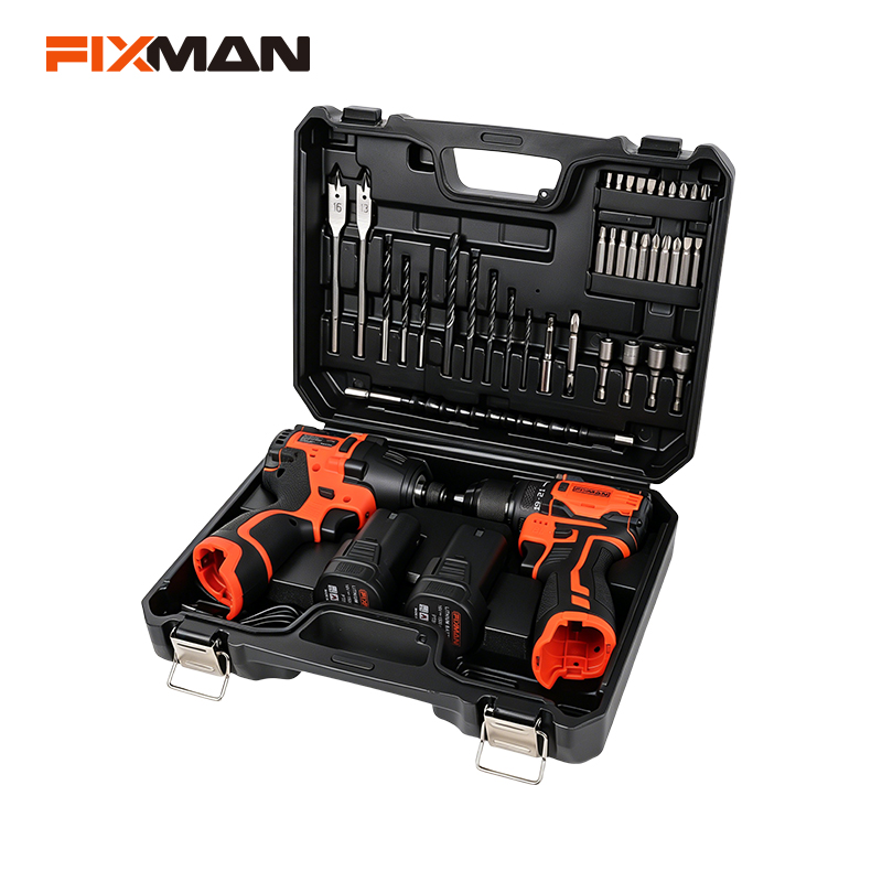 FIXMAN 42PCS 16V Lithium-ion Drill/Screwdriver Kit BPD42